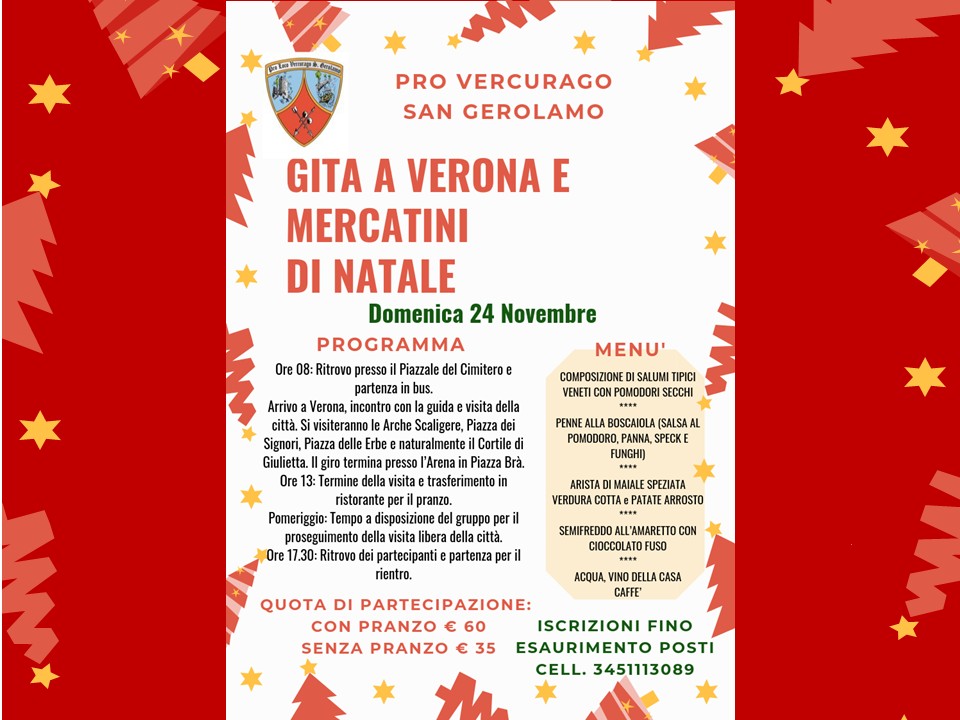 gita Verona Pro Loco Vercurago
