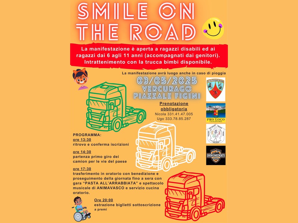 Smile on the road Vercurago 03-05-2025